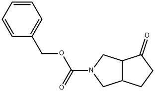 benzyl 4-oxohexahydrocyclopenta[c]pyrrole-2(1H)-carboxylate Structure