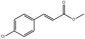 methyl (E)-3-(4-chlorophenyl)prop-2-enoate 化学構造式