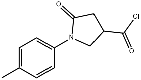 5-oxo-1-(p-tolyl)pyrrolidine-3-carbonyl chloride,208118-36-9,结构式