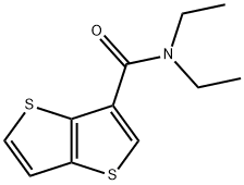 N,N-Diethylthieno[3,2-b]thiophene-3-carboxamide Struktur