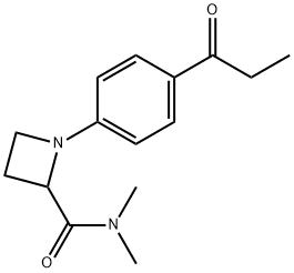 N,N-dimethyl-1-(4-propionylphenyl)azetidine-2-carboxamide|