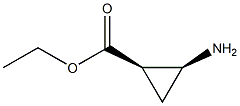 cis-2-Amino-cyclopropanecarboxylic acid ethyl ester Struktur