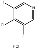4-Chloro-3,5-difluoro-pyridine HCL Structure