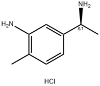 5-((1S)-1-AMINOETHYL)-2-METHYLPHENYLAMINE 2HCL Structure