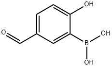 5-Formyl-2-hydroxyphenylboronic acid 化学構造式