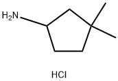 3,3-Dimethyl-cyclopentylamine hydrochloride Struktur