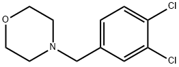 4-[(3,4-二氯苯基)甲基]吗啉 结构式