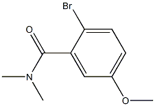 Benzamide, 2-bromo-5-methoxy-N,N-dimethyl- 化学構造式