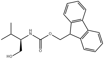 (R)-(9H-Fluoren-9-yl)methyl (1-hydroxy-3-methylbutan-2-yl)carbamate,215178-46-4,结构式