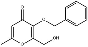 4H-Pyran-4-one, 2-(hydroxymethyl)-6-methyl-3-(phenylmethoxy)-