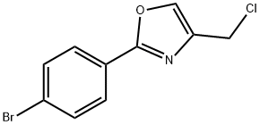 2-(4-溴苯基)-4-(氯甲基)-1,3-噁唑 结构式