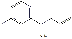 1-(3-METHYLPHENYL)BUT-3-EN-1-AMINE Structure