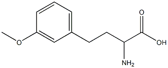 3-Methoxy-DL-homophenylalanine Struktur