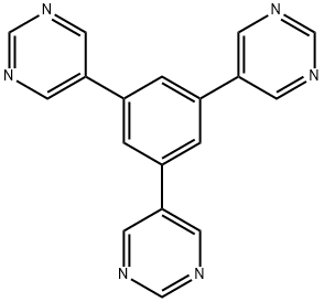 1,3,5-tri(pyrimidin-5-yl) benzene Struktur