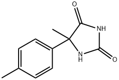5-甲基-5-(4-甲基苯基)咪唑烷-2,4-二酮, 23186-96-1, 结构式