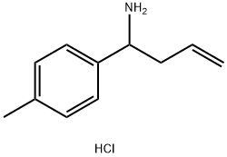 1-(4-METHYLPHENYL)BUT-3-EN-1-AMINE HYDROCHLORIDE,233608-17-8,结构式