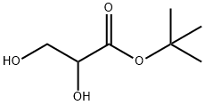 Propanoic acid, 2,3-dihydroxy-, 1,1-dimethylethyl ester Structure