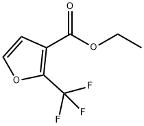 2-(三氟甲基)呋喃-3-羧酸乙酯,23584-63-6,结构式