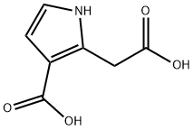 1H-Pyrrole-2-acetic acid, 3-carboxy- Struktur