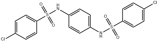 N,N-(1,4-phenylene)bis(4-chlorobenzenesulfonamide) 化学構造式