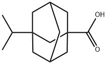 3-异丙基-1-金刚烷甲酸,26847-09-6,结构式