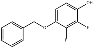 2,3-二氟-4-(苯基甲氧基)苯酚 结构式