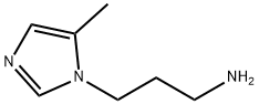 3-(5-METHYL-1H-IMIDAZOL-1-YL)PROPAN-1-AMINE, 279236-77-0, 结构式