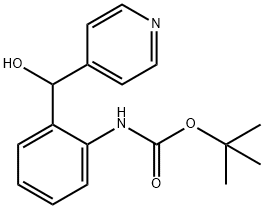 TERT-BUTYL 2-(HYDROXY(PYRIDIN-4-YL)METHYL)PHENYLCARBAMATE Struktur