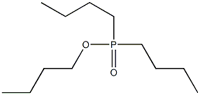 Phosphinic acid, dibutyl-, butyl ester Struktur