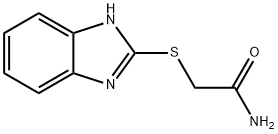 2-((1H-benzo[d]imidazol-2-yl)thio)acetamide Structure