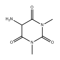 2,4,6(1H,3H,5H)-Pyrimidinetrione,5-amino-1,3-dimethyl- Structure