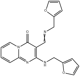 300700-96-3 2-[(Furan-2-ylmethyl)-amino]-3-[(furan-2-ylmethylimino)-methyl]-pyrido[1,2-a]pyrimidin-4-one