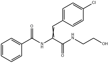 302821-77-8 (E)-N-(1-(4-chlorophenyl)-3-((2-hydroxyethyl)amino)-3-oxoprop-1-en-2-yl)benzamide