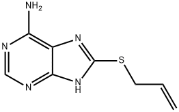 8-Allylsulfanyl-9H-purin-6-ylamine,304444-51-7,结构式