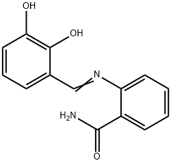 2-[(2,3-dihydroxybenzylidene)amino]benzamide,304454-08-8,结构式