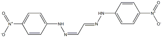 4-nitro-N-[[(2Z)-2-[(4-nitrophenyl)hydrazinylidene]ethylidene]amino]aniline,3078-13-5,结构式