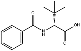 N-苯甲酰基-D-叔亮氨酸, 3120-57-8, 结构式