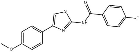 4-fluoro-N-(4-(4-methoxyphenyl)thiazol-2-yl)benzamide Structure