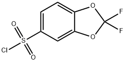 2,2-difluoro-1,3-benzodioxole-5-sulfonyl chloride 结构式