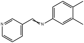 (3,4-dimethylphenyl)(3-pyridinylmethylene)amine,314282-63-8,结构式