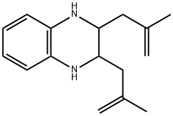 2,3-bis(2-methyl-2-propen-1-yl)-1,2,3,4-tetrahydroquinoxaline 结构式