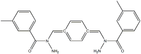 N',N''-[1,4-phenylenedi(methylylidene)]bis(3-methylbenzohydrazide) Structure