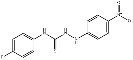N-(4-fluorophenyl)-2-(4-nitrophenyl)hydrazinecarbothioamide,314289-84-4,结构式
