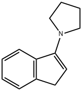 Pyrrolidine, 1-(1H-inden-3-yl)- 化学構造式