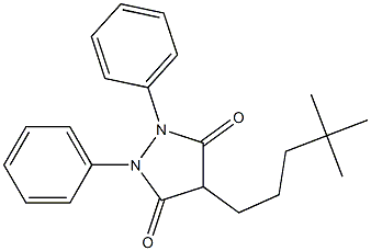 32060-76-7 3,5-Pyrazolidinedione,4-(4,4-dimethylpentyl)-1,2-diphenyl-