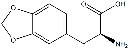 (S)-2-amino-3-(benzo[d][1,3]dioxol-5-yl)propanoic acid Struktur