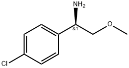 (1R)-1-(4-CHLOROPHENYL)-2-METHOXYETHAN-1-AMINE,321840-40-8,结构式