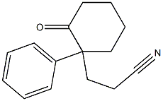 Cyclohexanepropanenitrile,2-oxo-1-phenyl-