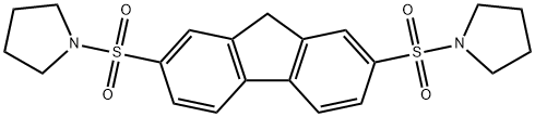 2,7-bis(pyrrolidin-1-ylsulfonyl)-9H-fluorene|