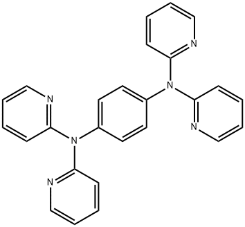 1,4-苯二胺,N1,N1,N4,N4-四-2-吡啶基, 327064-65-3, 结构式